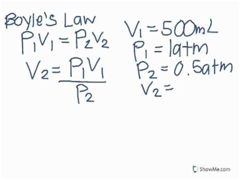 Boyle’s Law Calculator .
